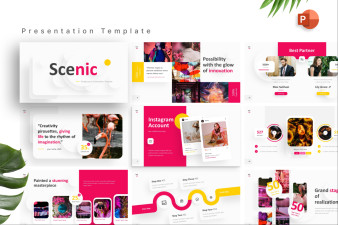 Pink Dust Creative Presentation Template